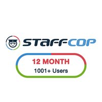 StaffCop 12 Month 1001+ Users