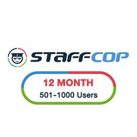StaffCop 12 Month 501-1000 Users