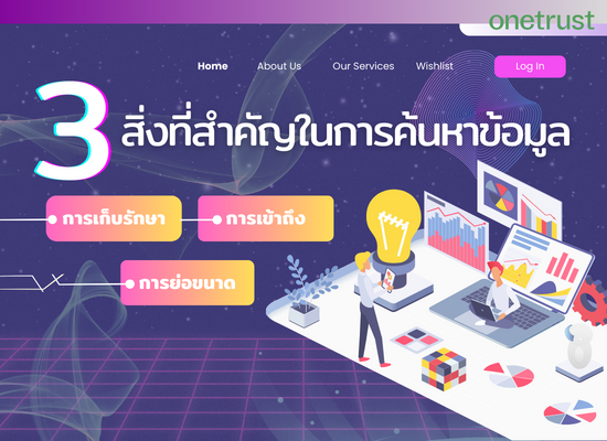 3 สิ่งที่สำคัญในการค้นหาข้อมูล (การเก็บรักษา การเข้าถึง และการย่อขนาด)