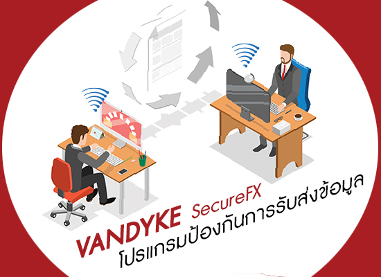 VANDYKE Secure FX โปรแกรมป้องกันการรับส่งข้อมูล