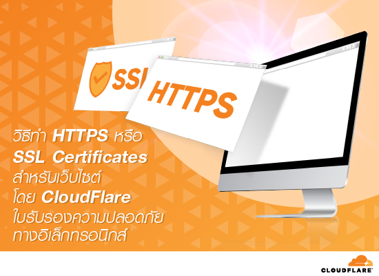Cloudflare แนะนำวิธีทำ HTTPS หรือ SSL สำหรับเว็บไซต์ เพื่อความปลอดภัยทางอิเล็กทรอนิกส์