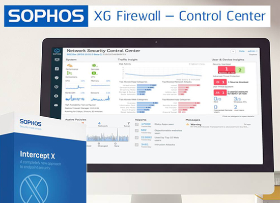 Sophos XG Firewall – Control Center