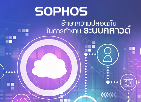 Sophos สามารถช่วยคุณรักษาความปลอดภัยในการทำงานบนระบบคลาวด์