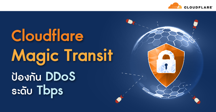 Magic Transit Topic Cloudflare Magic Transit ป้องกัน DDoS ระดับ Tbps