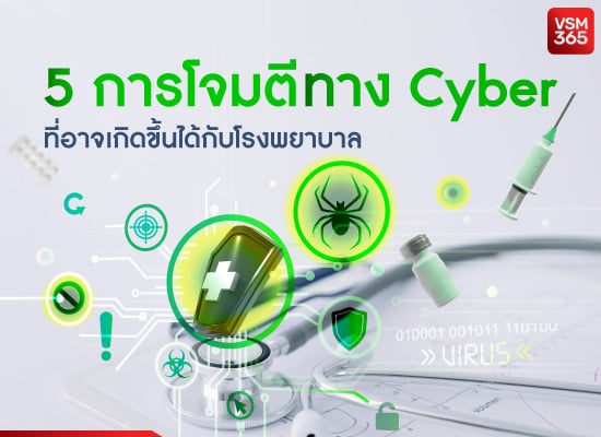 5 การโจมตีทาง Cyber ที่อาจเกิดขึ้นได้กับโรงพยาบาล