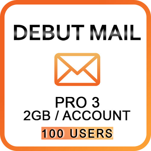 Debut Mail Pro 3 (100 Users)