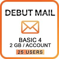 Debut Mail Basic 4 (25 Users)