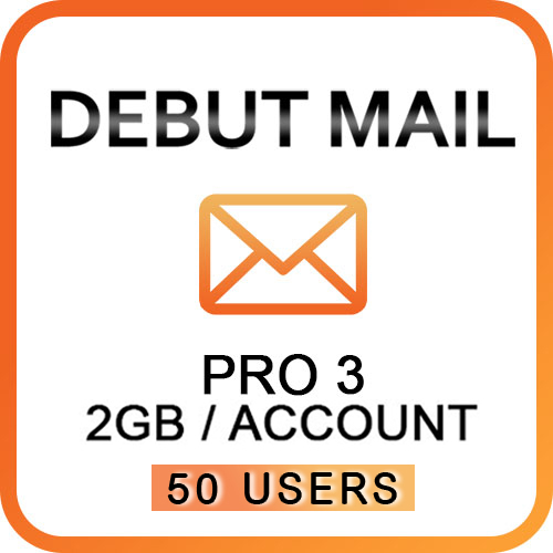 Debut Mail Pro 3 (50 Users)