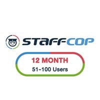 StaffCop 12 Month 51-100 Users