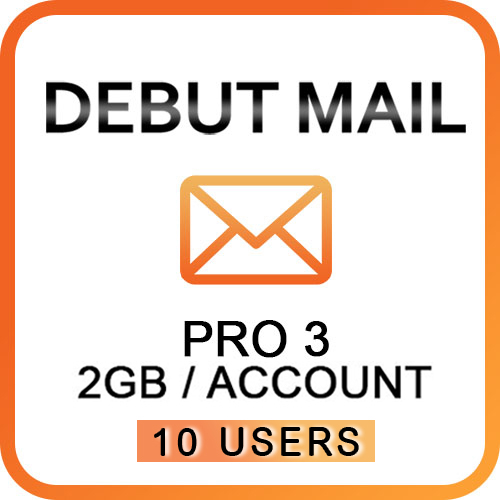 Debut Mail Pro 3 (10 Users)