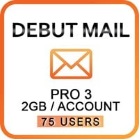 Debut Mail Pro 3 (75 Users)