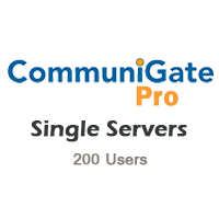 CommuniGate Pro - Single Servers 200 users