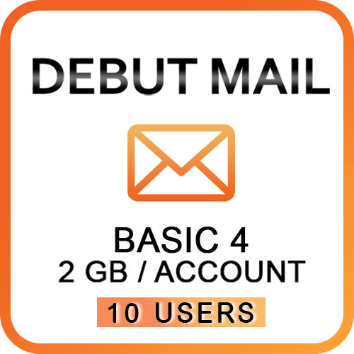 Debut Mail Basic 4 (10 Users)
