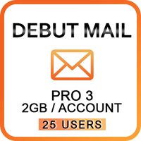 Debut Mail Pro 3 (25 Users)