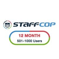 StaffCop 12 Month 501-1000 Users