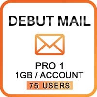 Debut Mail Pro 1 (75 Users)