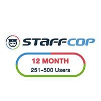 StaffCop 12 Month 251-500 Users