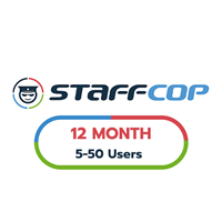 StaffCop 12 Month 5-50 Users